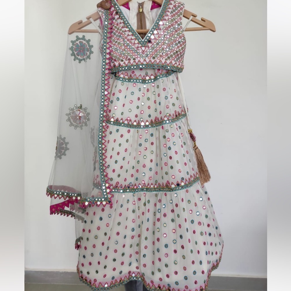 Vani Vaats kids choli and lengha worn only once